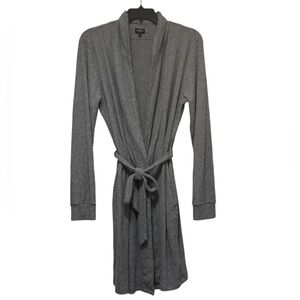 COSABELLA Gray Long Sleeved Robe with Tie Waist